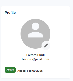 User Avatar with Pencil Icon