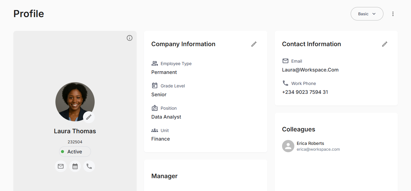 Updated Company Information