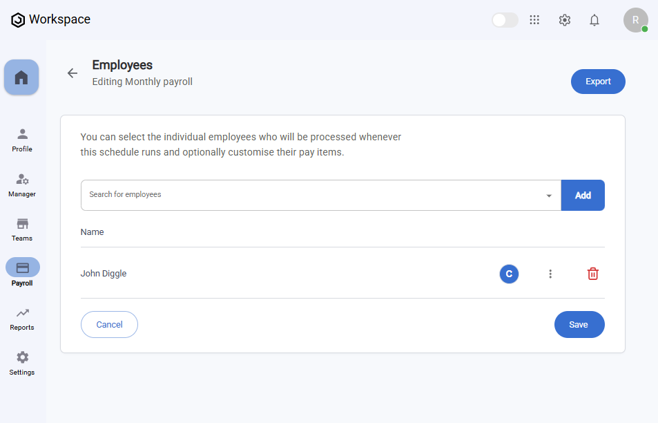 Configured Employee