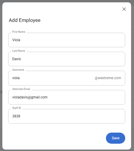 Create Employee Form