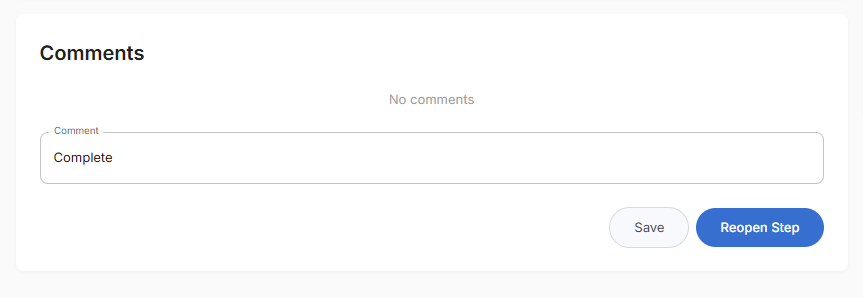 Onboarding Comments Tracking