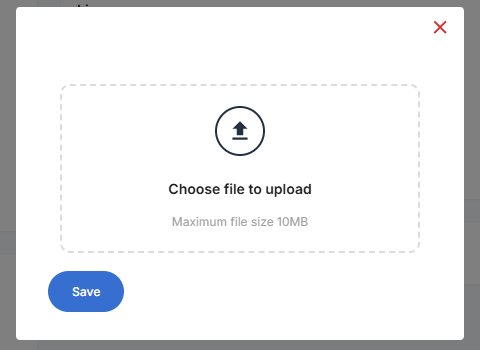 Upload Image Dialog